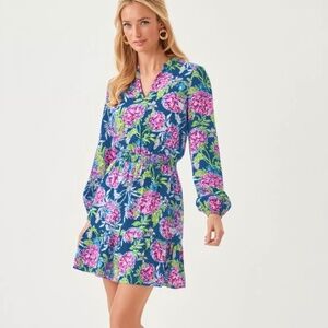 NWT Lilly Pulitzer Axton Dress in Dahlia Licious